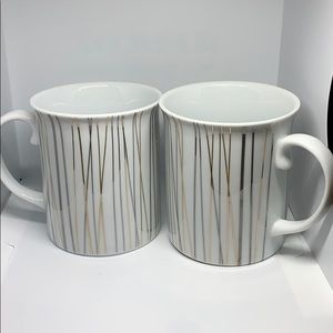 Threshold silver and gold mugs